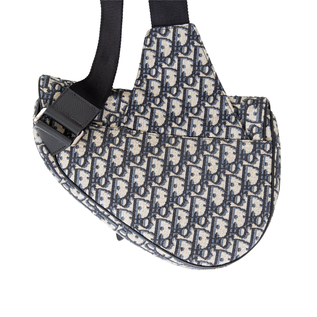 Dior Dior Oblique Jacquard Saddle Bag
