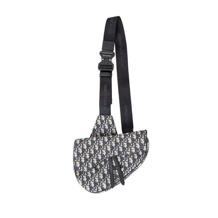 Dior Dior Oblique Jacquard Saddle Bag