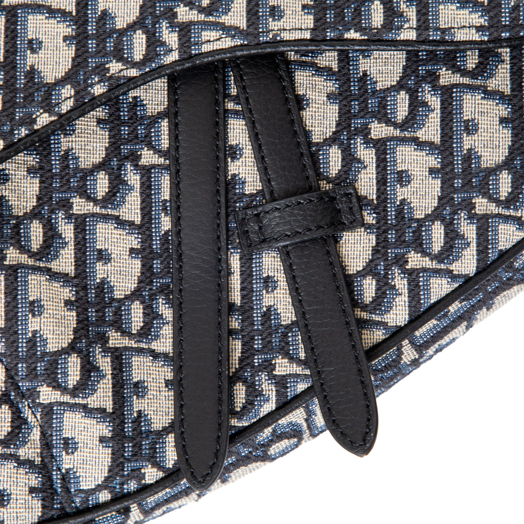 Dior Dior Oblique Jacquard Saddle Bag