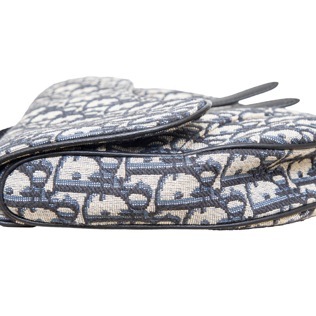 Dior Dior Oblique Jacquard Saddle Bag