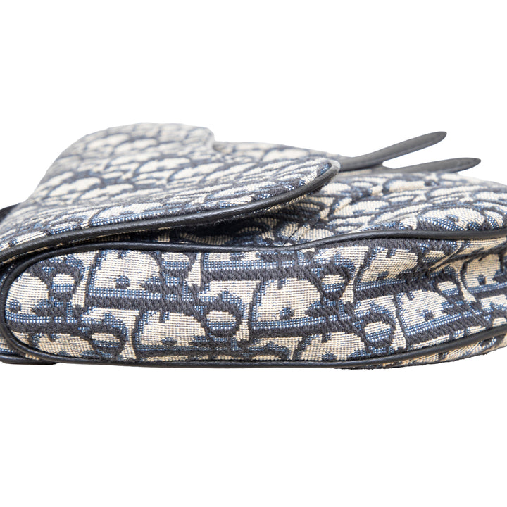 Dior Dior Oblique Jacquard Saddle Bag