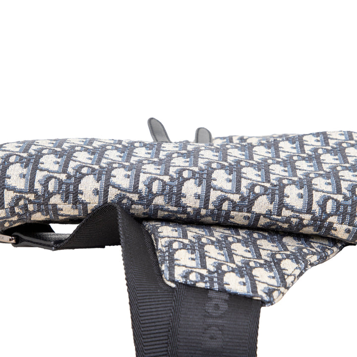 Dior Dior Oblique Jacquard Saddle Bag