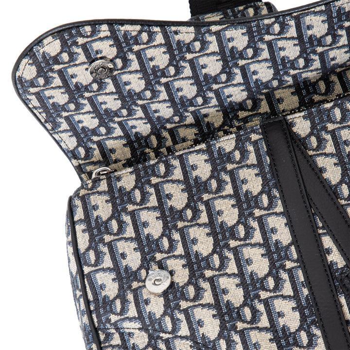 Dior Dior Oblique Jacquard Saddle Bag