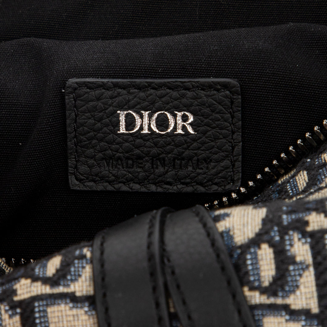 Dior Dior Oblique Jacquard Saddle Bag