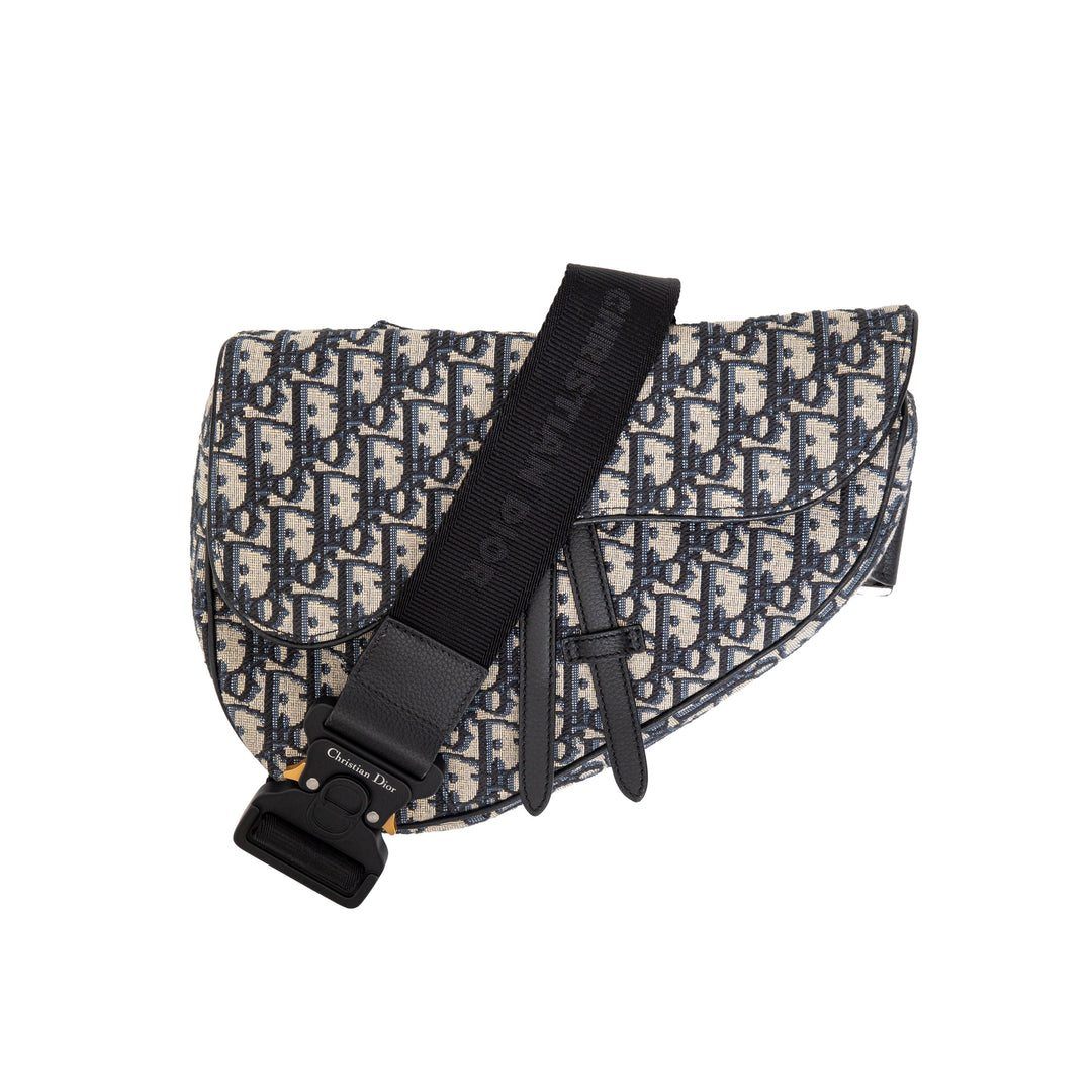 Dior Dior Oblique Jacquard Saddle Bag
