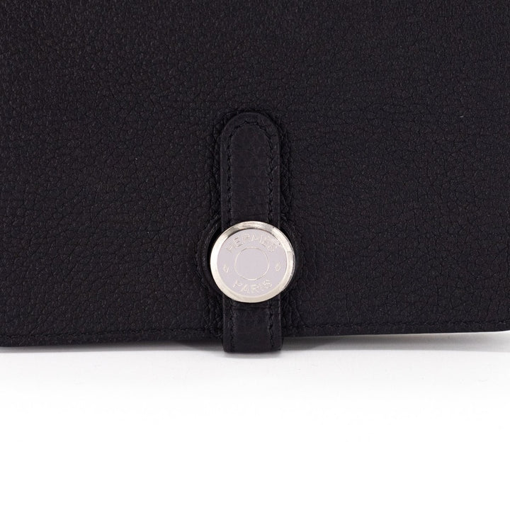 Hermes Dogon Compact Wallet Togo Noir - D Stamp