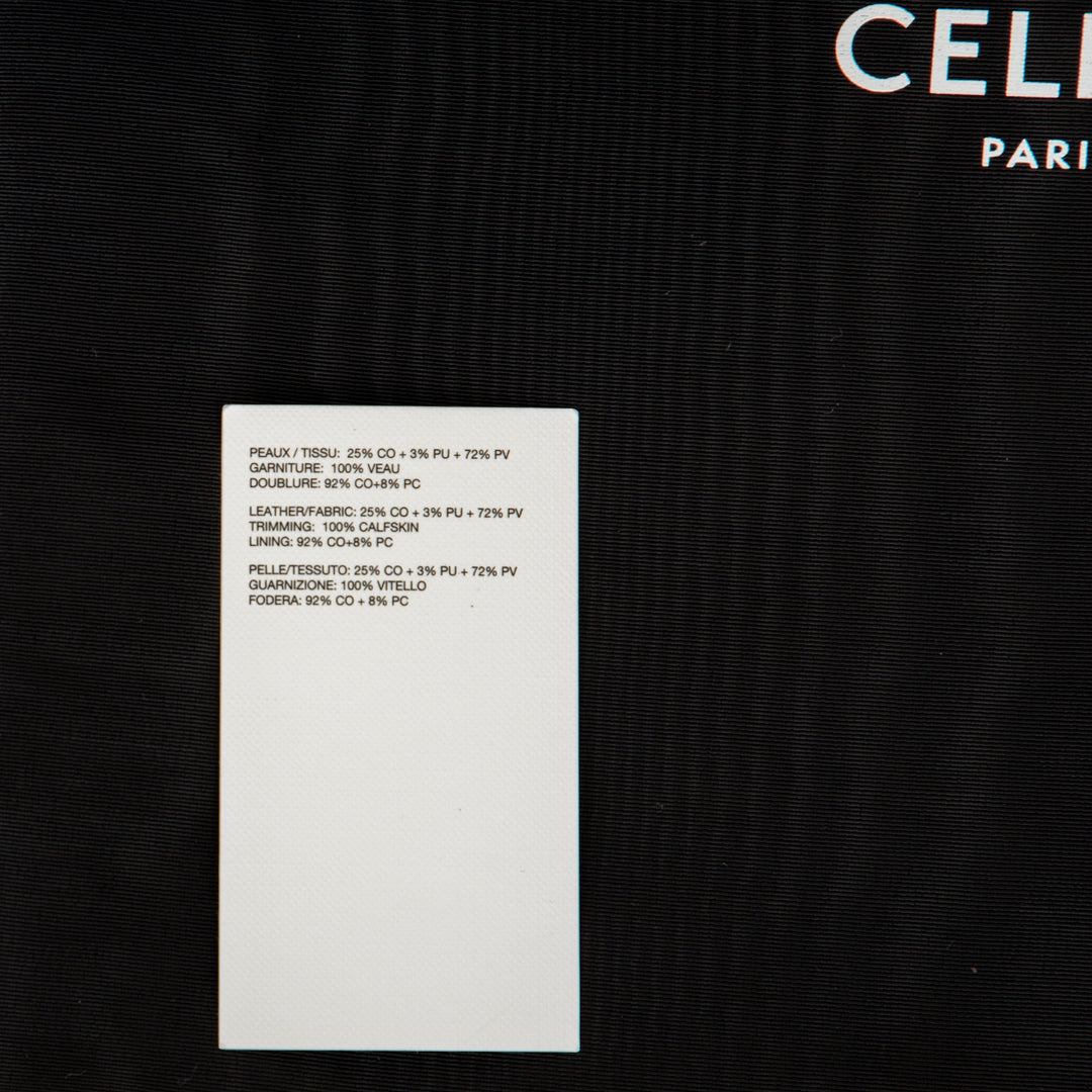 Celine Celine Mini Vertical Cabas Tote with Embroidery