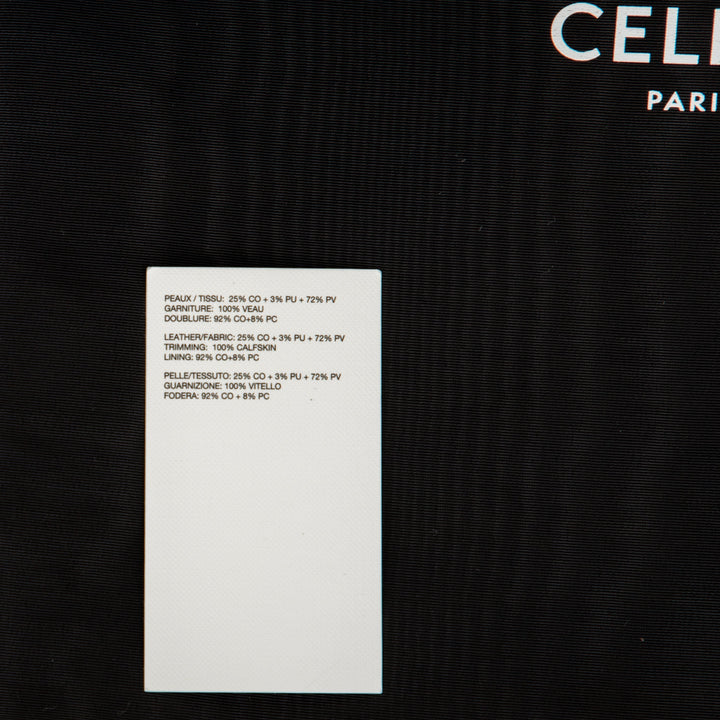 Celine Celine Mini Vertical Cabas Tote with Embroidery