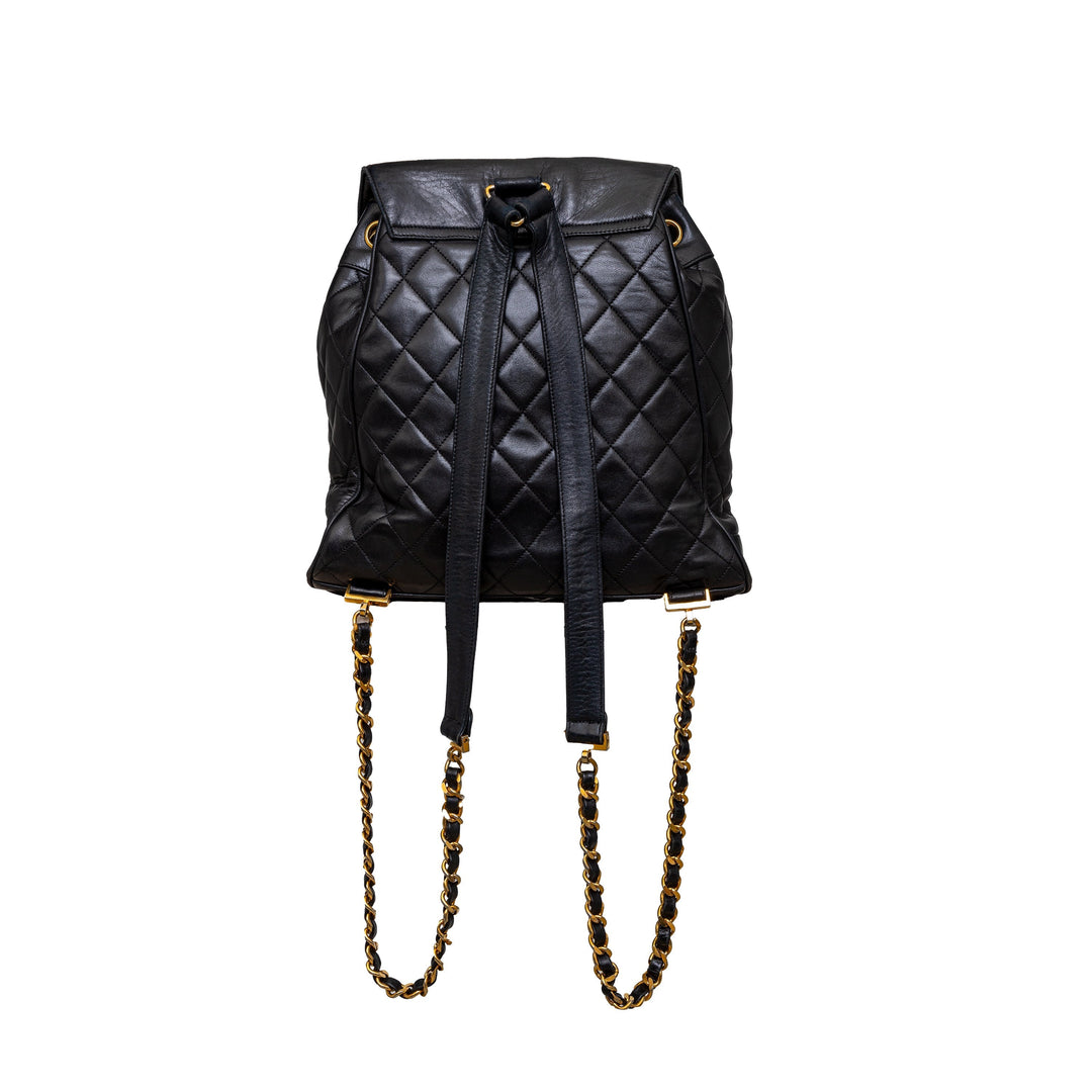 Top Quality Chanel Top Quality Chanel Vintage Quilted Lambskin Drawstring Backpack