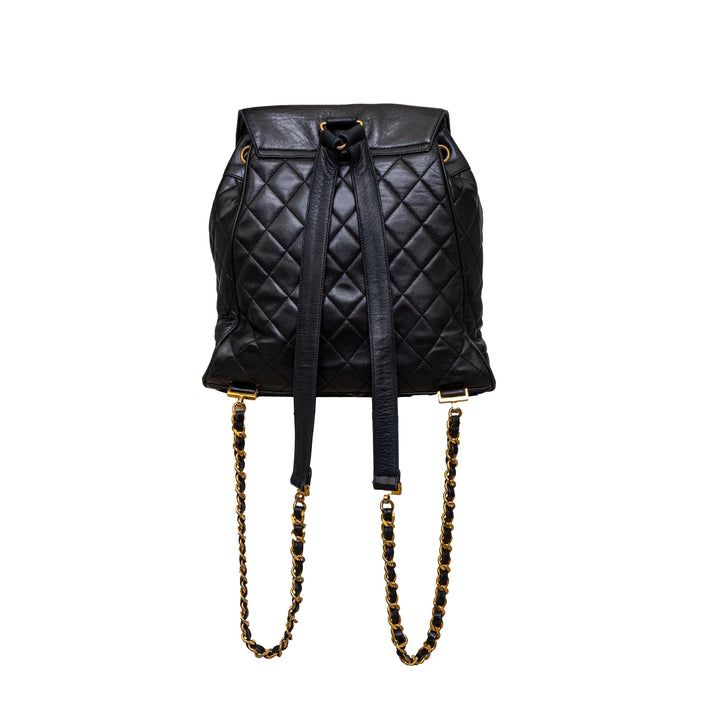 Top Quality Chanel Top Quality Chanel Vintage Quilted Lambskin Drawstring Backpack