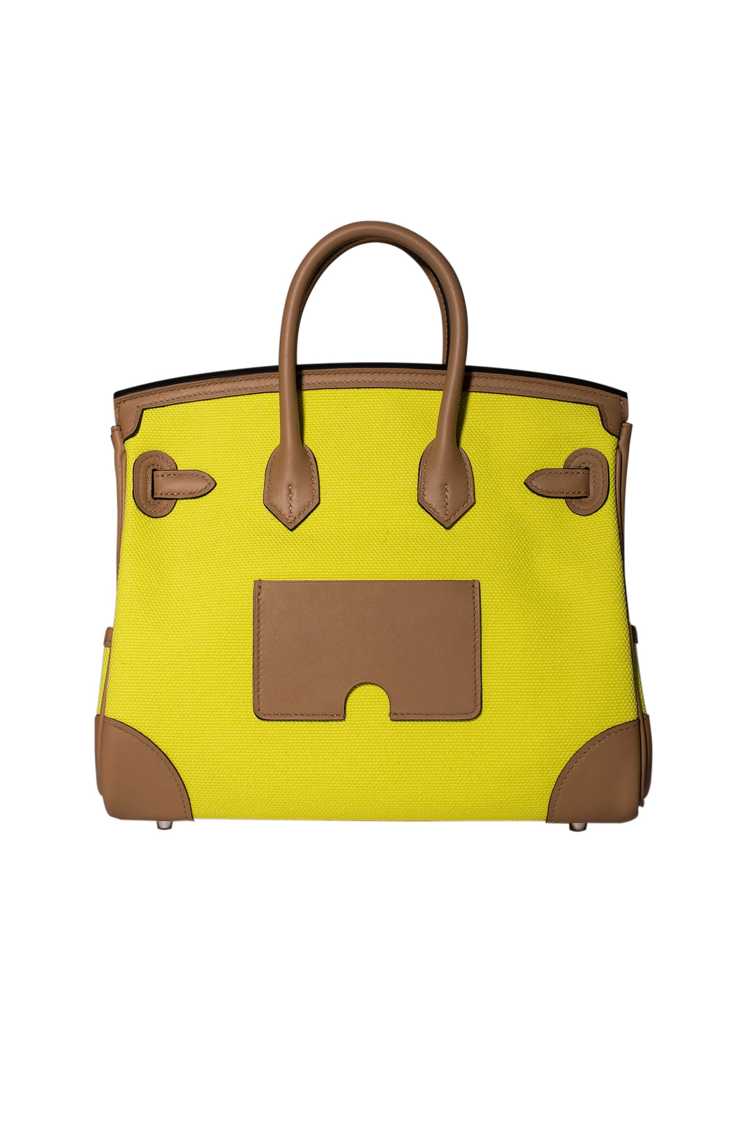 Top quality Hermes birkin 25 cargo Jaune Citron\ Chai PHW