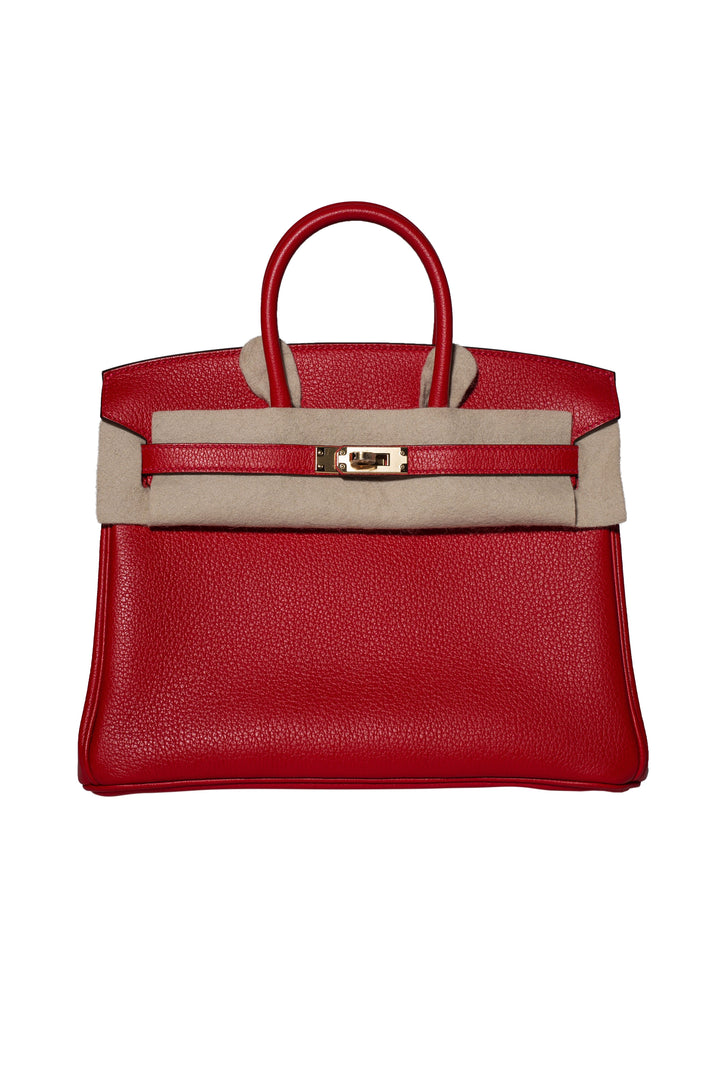 Hermes Birkin 25 Geranium Taurillon Novillo GHW
