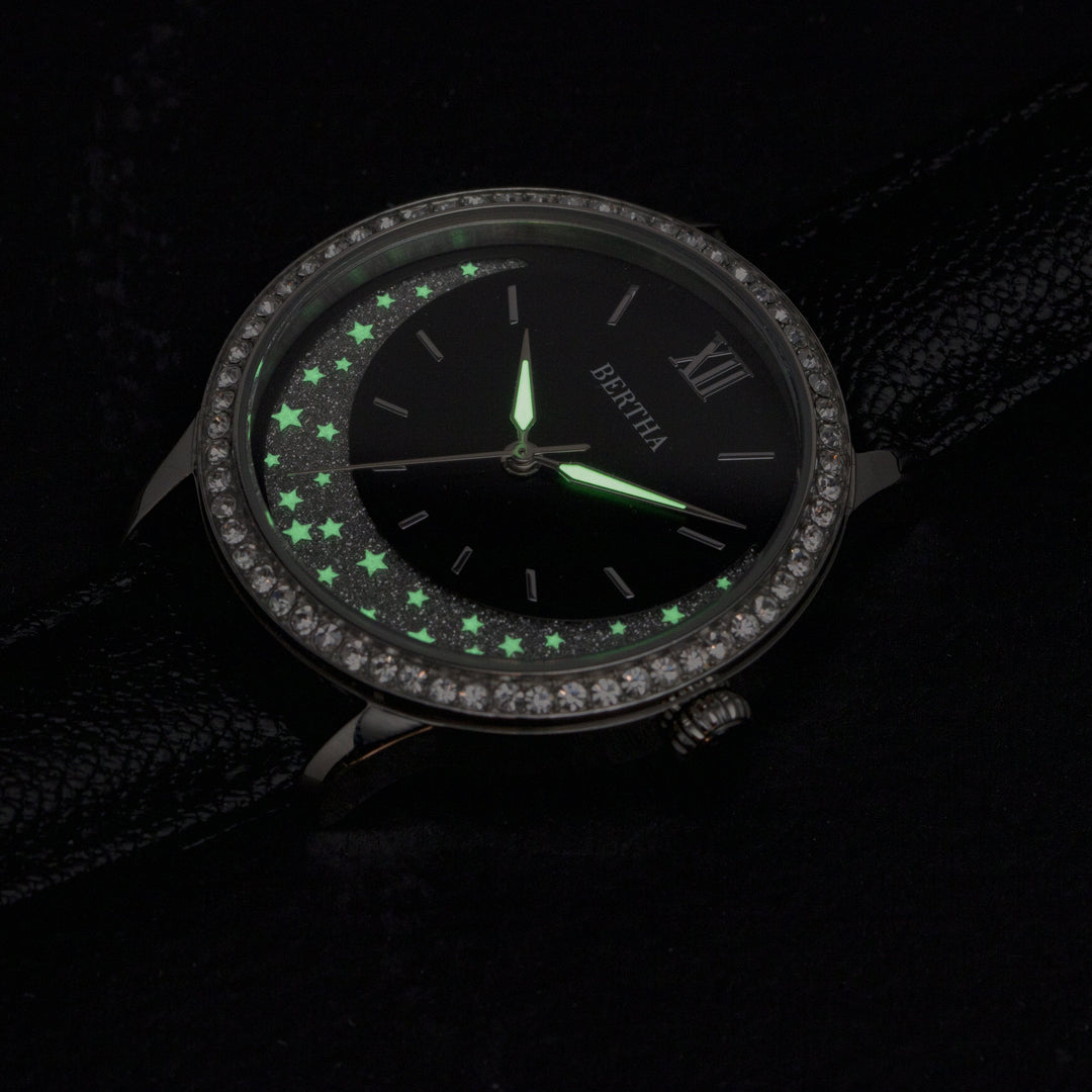 Bertha Dolly Leather-Band Watch