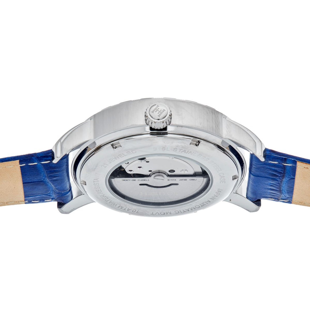 Heritor Automatic Protégé Leather-Band Watch w/Date