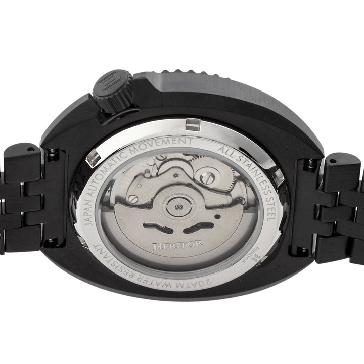 Heritor Automatic Morrison Leather-Band Watch w/Date