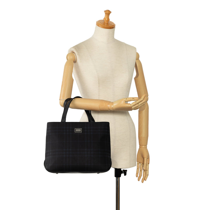 BURBERRY Smoke Check Handbag