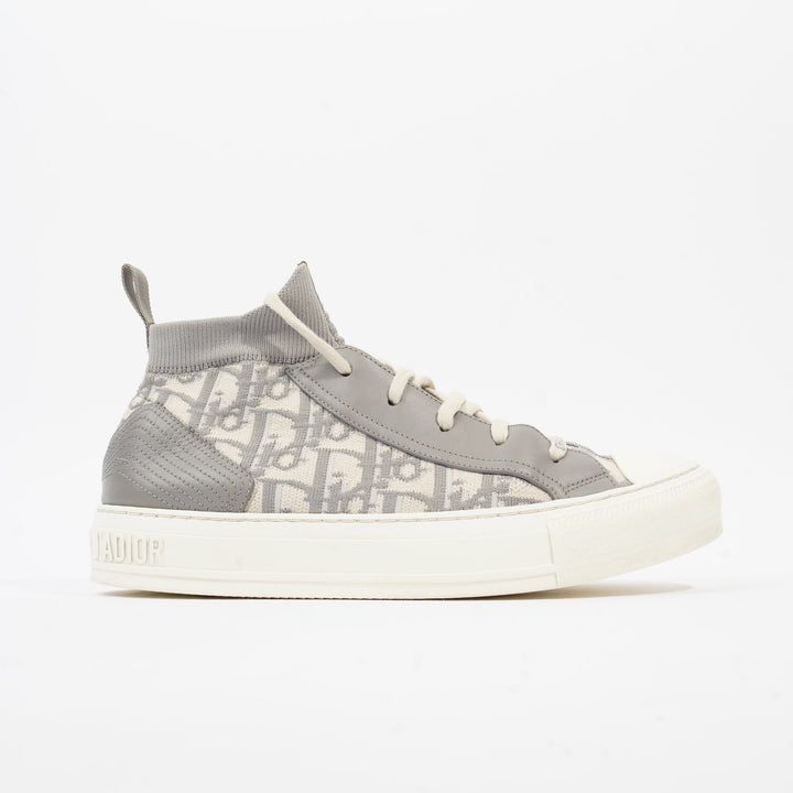 Christian Dior Walk'n'dior Grey Oblique / White Fabric EU 39.5 UK 6.5