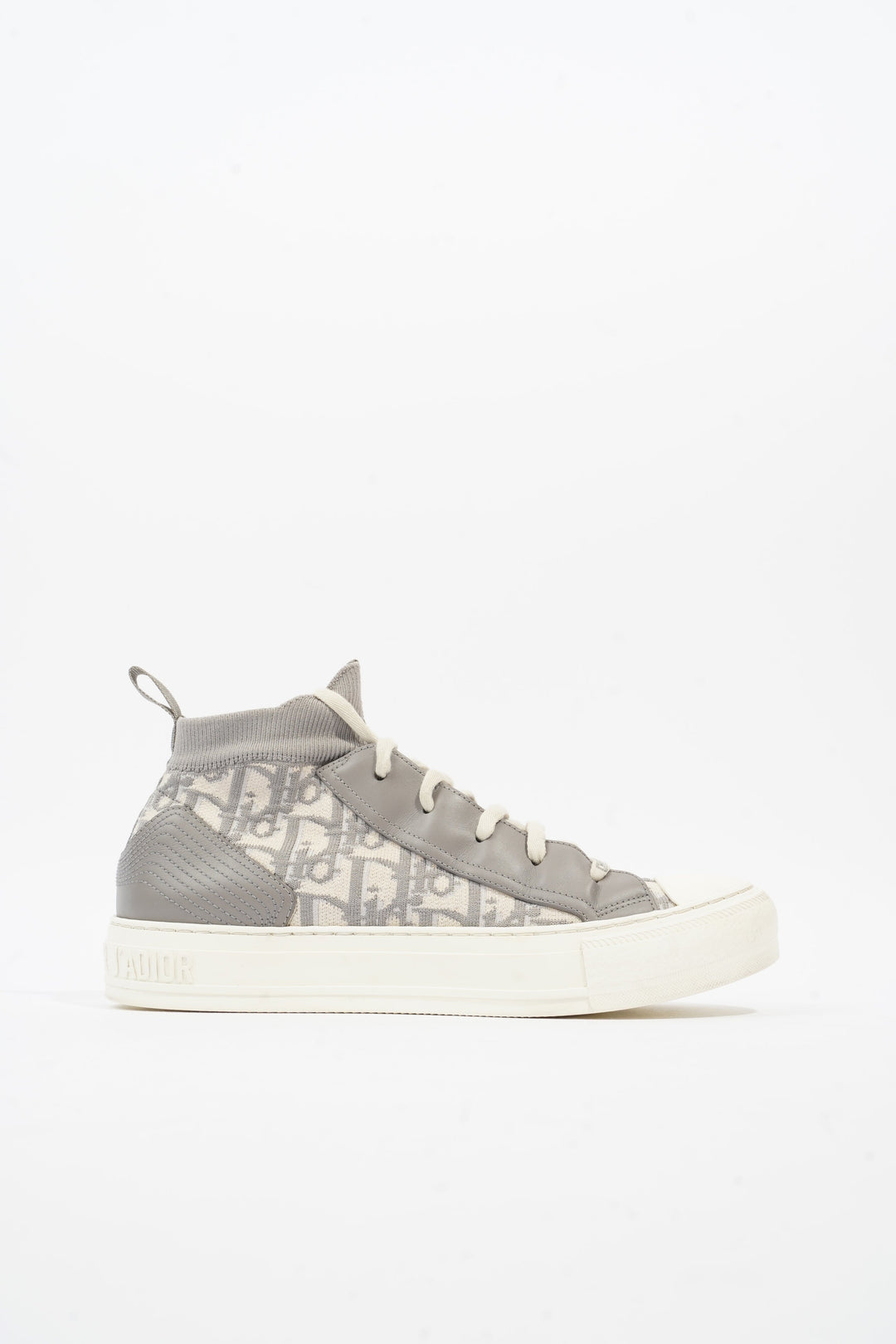 Christian Dior Walk'n'dior Grey Oblique / White Fabric EU 39.5 UK 6.5