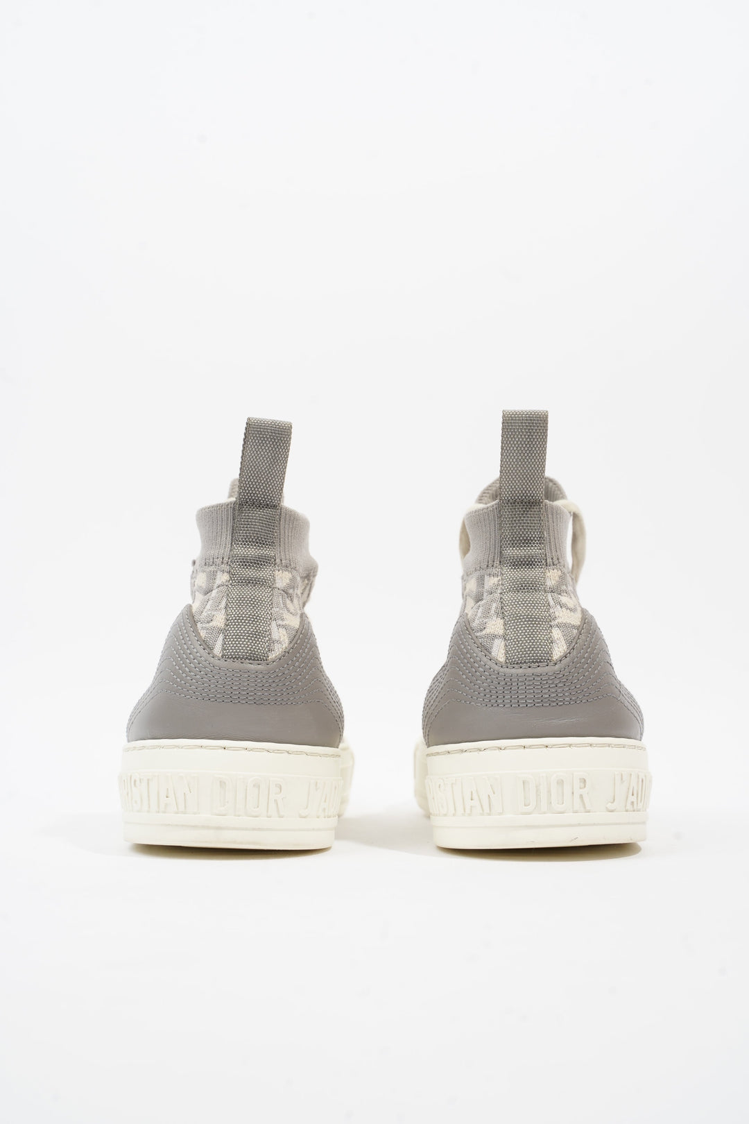 Christian Dior Walk'n'dior Grey Oblique / White Fabric EU 39.5 UK 6.5