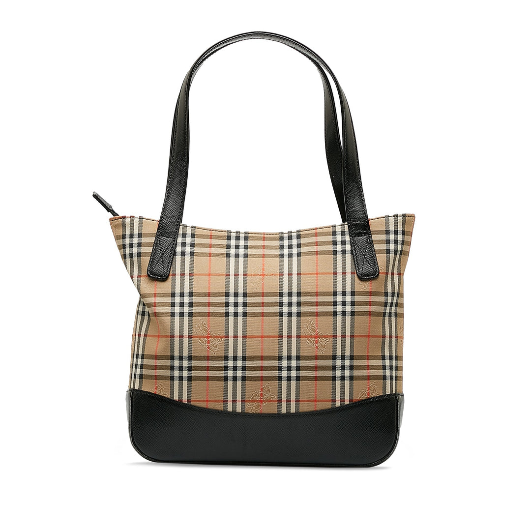 BURBERRY Haymarket Check Handbag