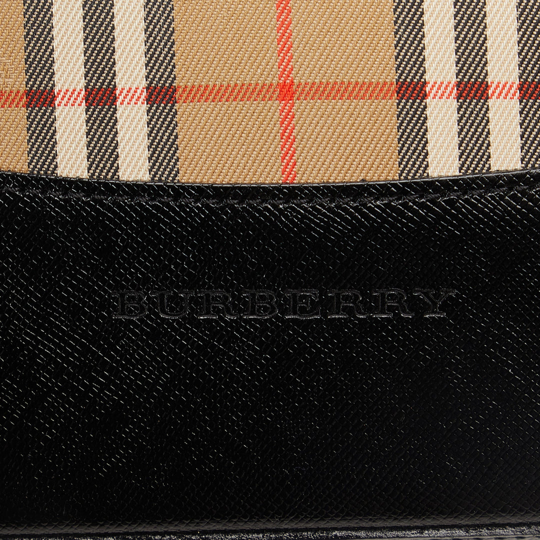 BURBERRY Haymarket Check Handbag