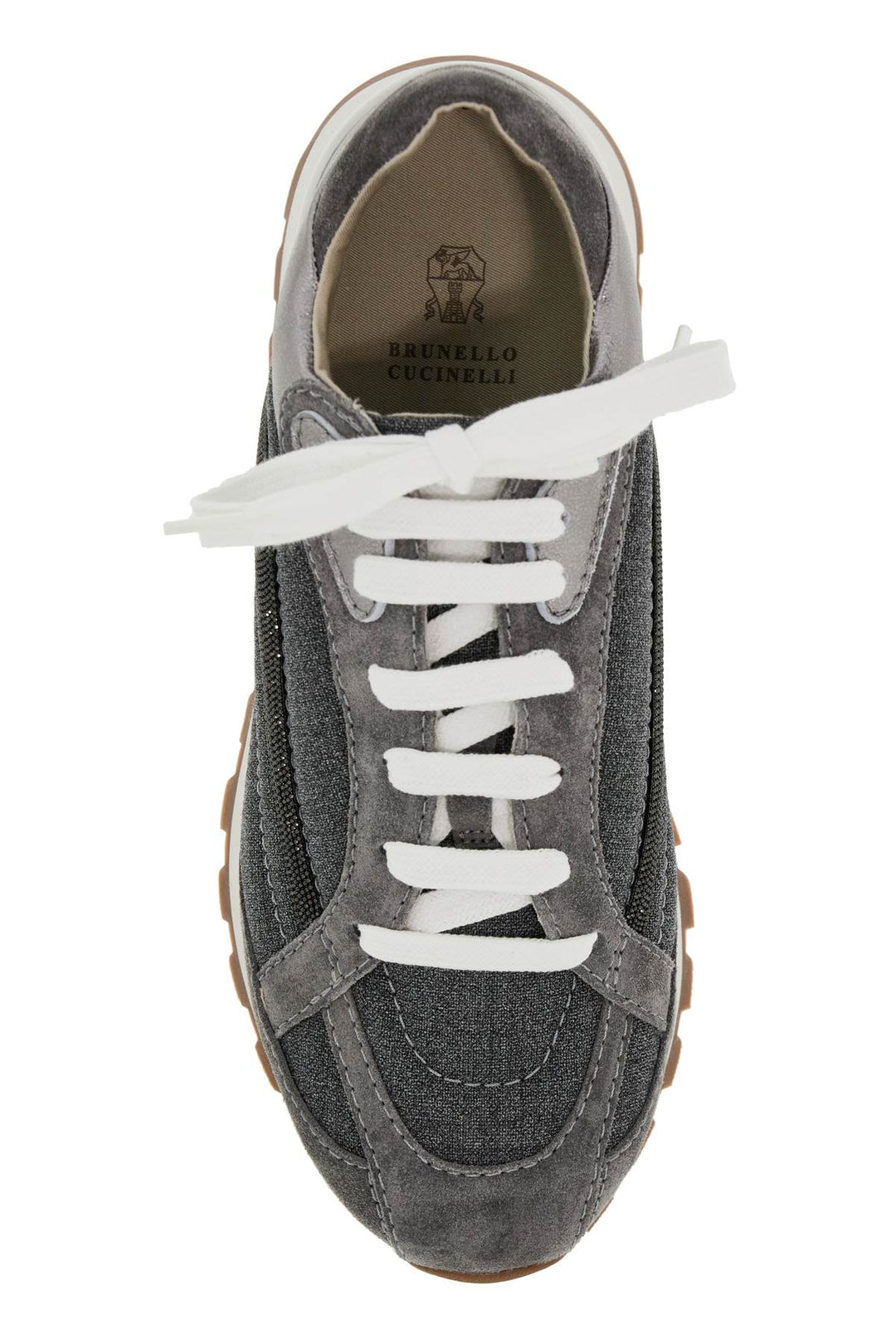 WOOL SNEAKERS WITH PRECIOUS STRIPE DESIGN