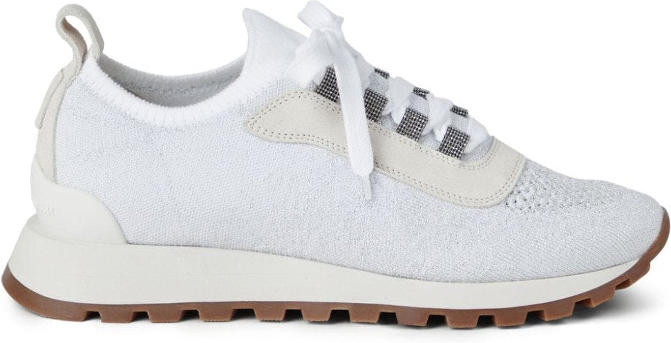 SPARKLING COTTON KNIT SNEAKERS