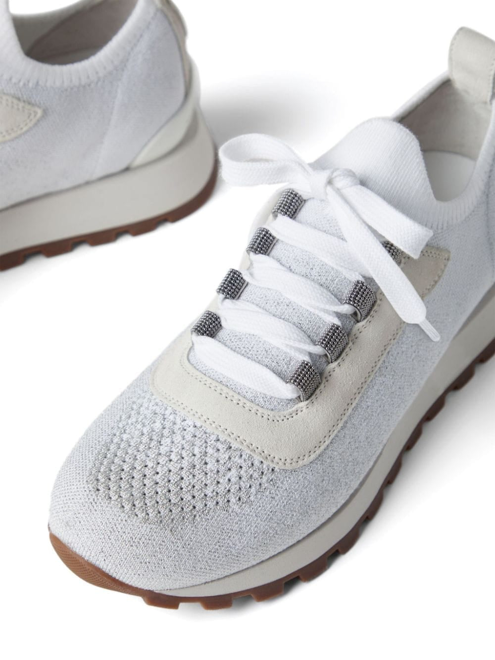 SPARKLING COTTON KNIT SNEAKERS