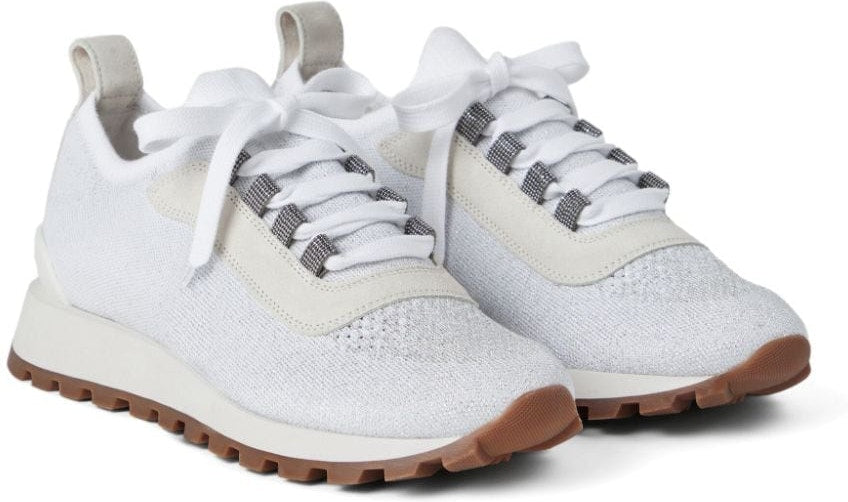 SPARKLING COTTON KNIT SNEAKERS