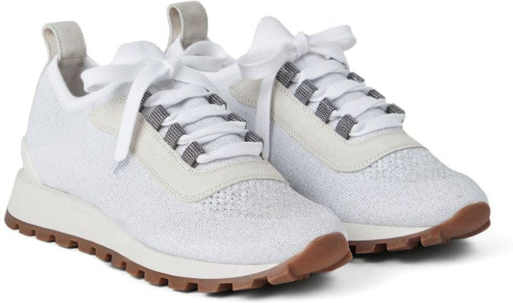 SPARKLING COTTON KNIT SNEAKERS