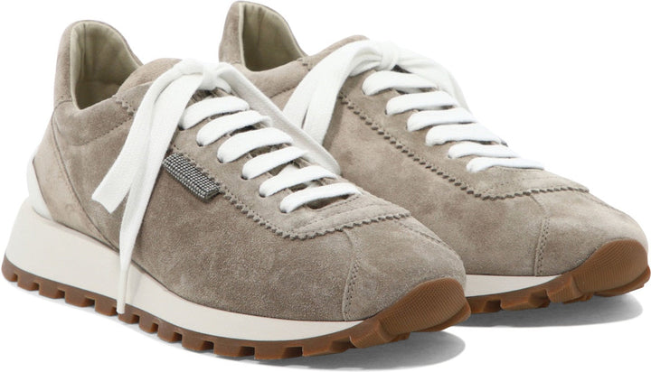 SNEAKERS WITH SHINY TAB