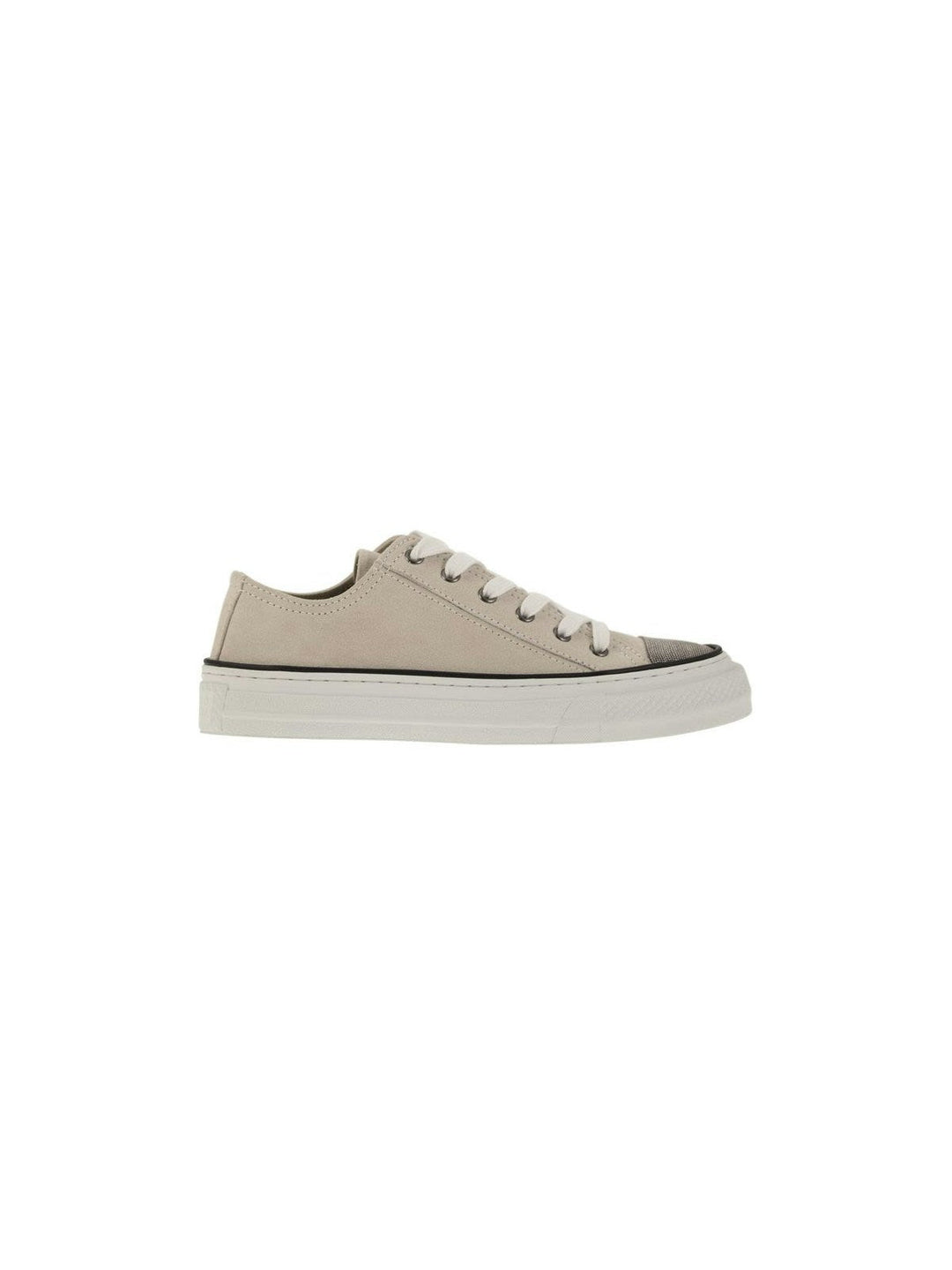 SUEDE TRAINERS WITH PRECIOUS TOE