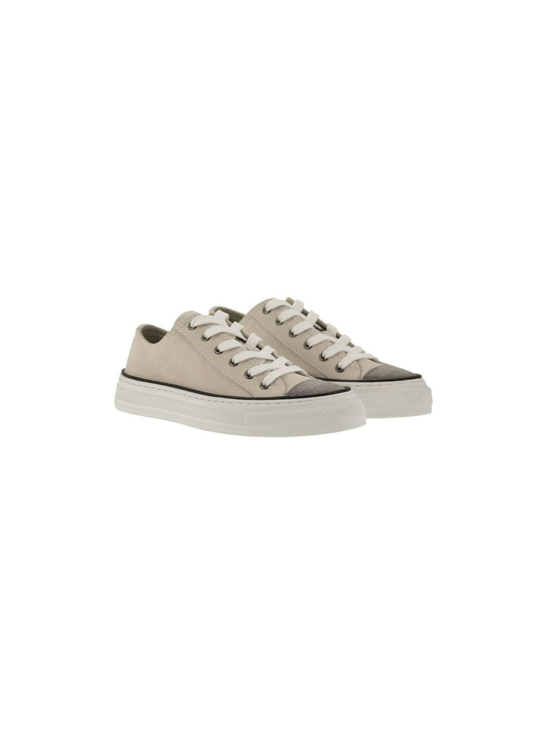 SUEDE TRAINERS WITH PRECIOUS TOE