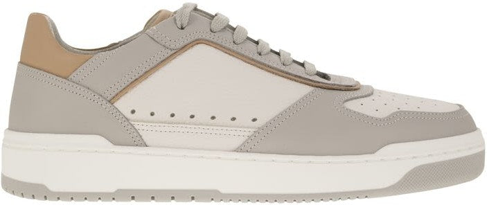 CALFSKIN BASKET SNEAKERS