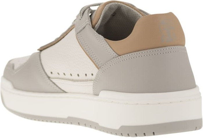 CALFSKIN BASKET SNEAKERS