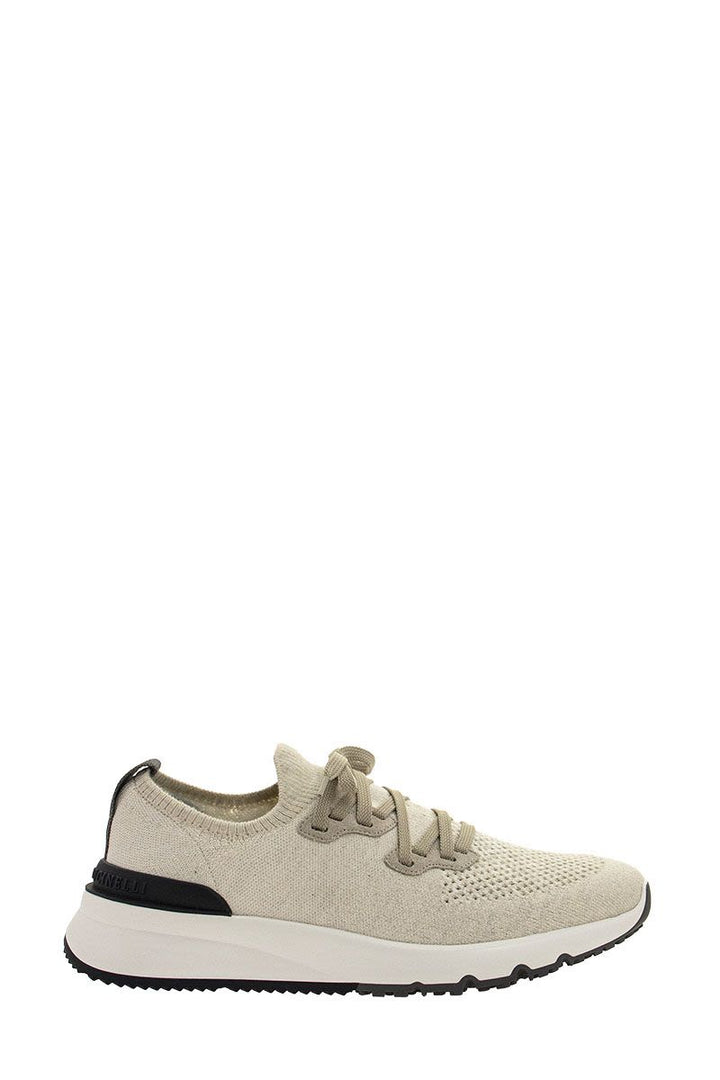 COTTON CHINé KNIT RUNNERS SNEAKERS