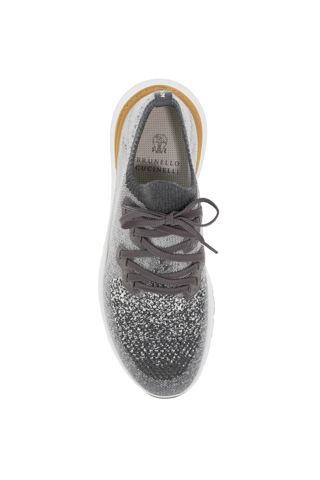 KNIT CHINE SNEAKERS IN