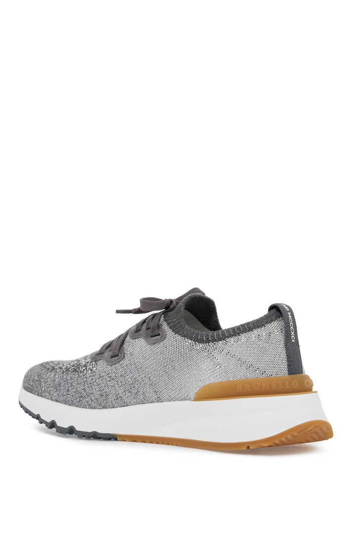 KNIT CHINE SNEAKERS IN