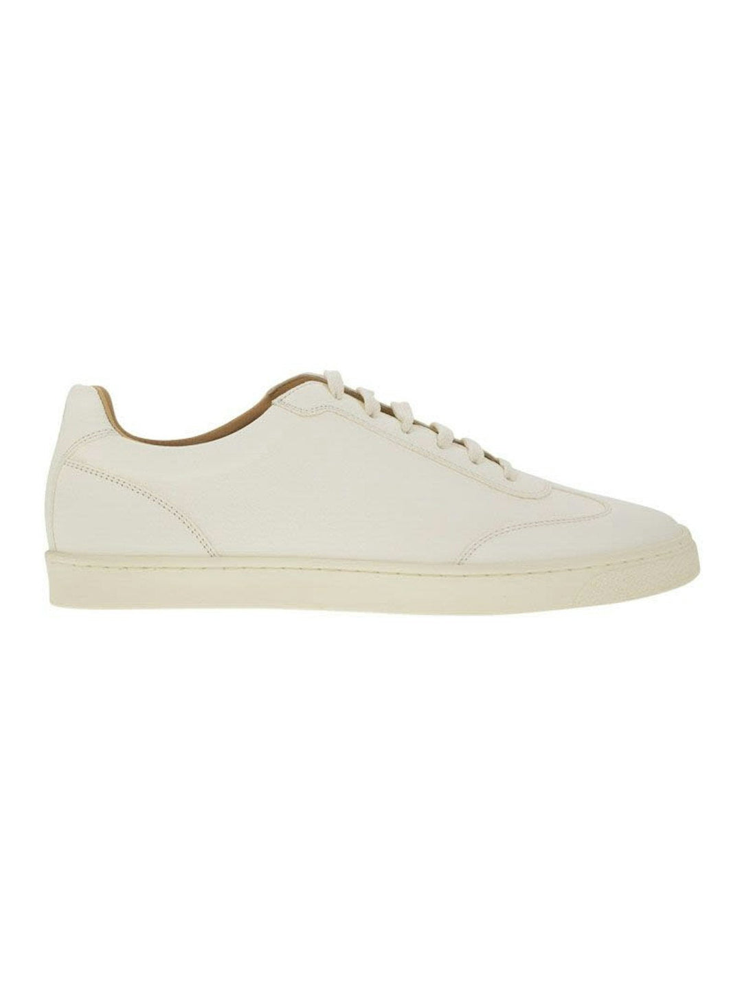 DEERSKIN TRAINERS WITH LATEX SOLE