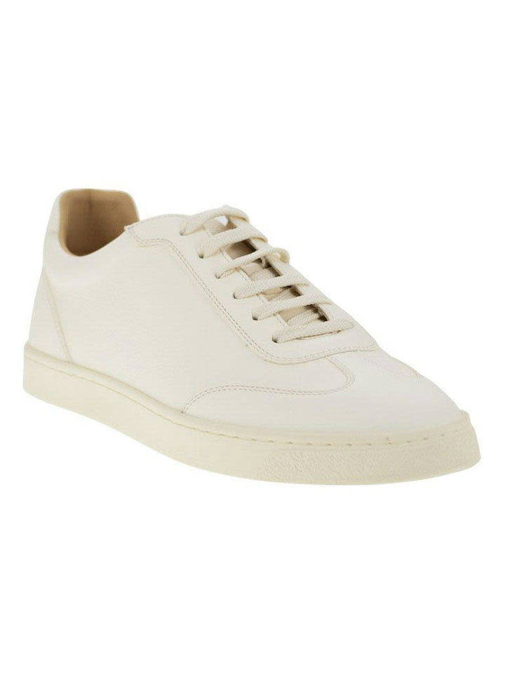 DEERSKIN TRAINERS WITH LATEX SOLE