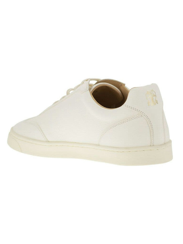 DEERSKIN TRAINERS WITH LATEX SOLE