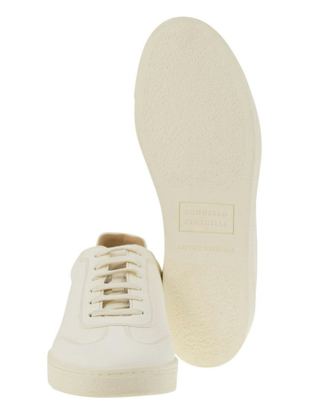 DEERSKIN TRAINERS WITH LATEX SOLE
