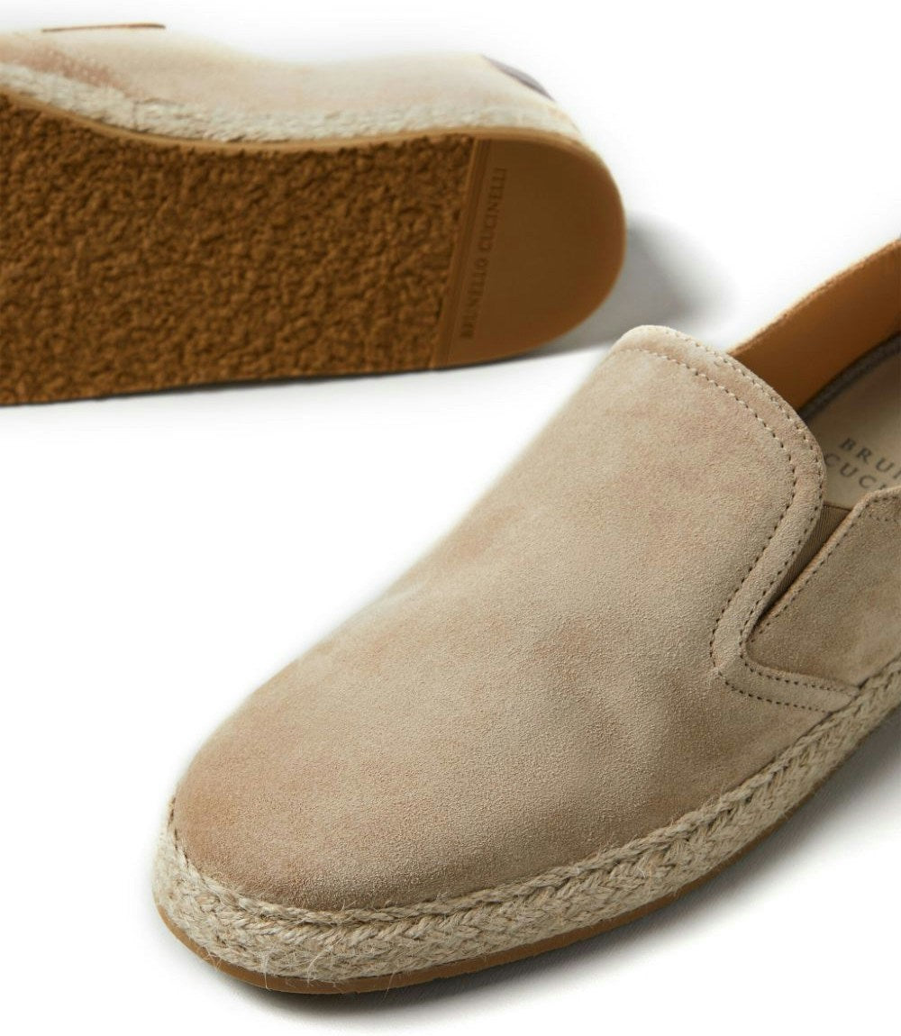 SUEDE LEATHER SLIP-ON