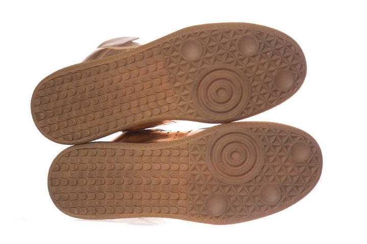Maison Margiela Rose Gold Leather Sneakers SZ 37