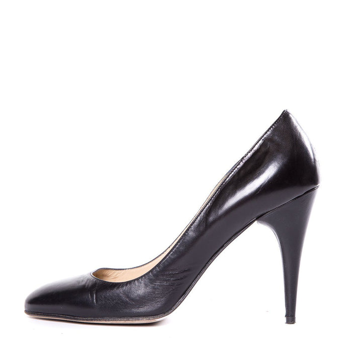 Michael Kors Black Leather Pumps SZ 8 Sale