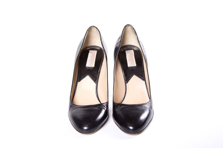 Michael Kors Black Leather Pumps SZ 8 Sale