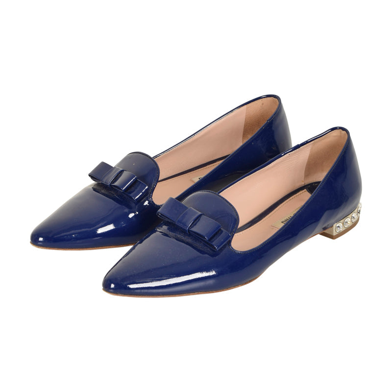 Miu Miu Patent Leather Loafers
