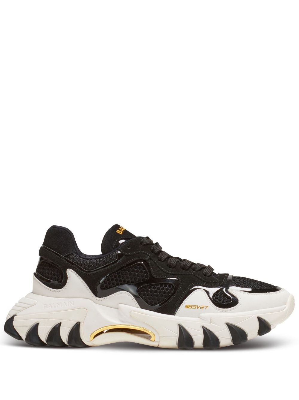 SNEAKER B EAST LOW TOP BLACK WHITE