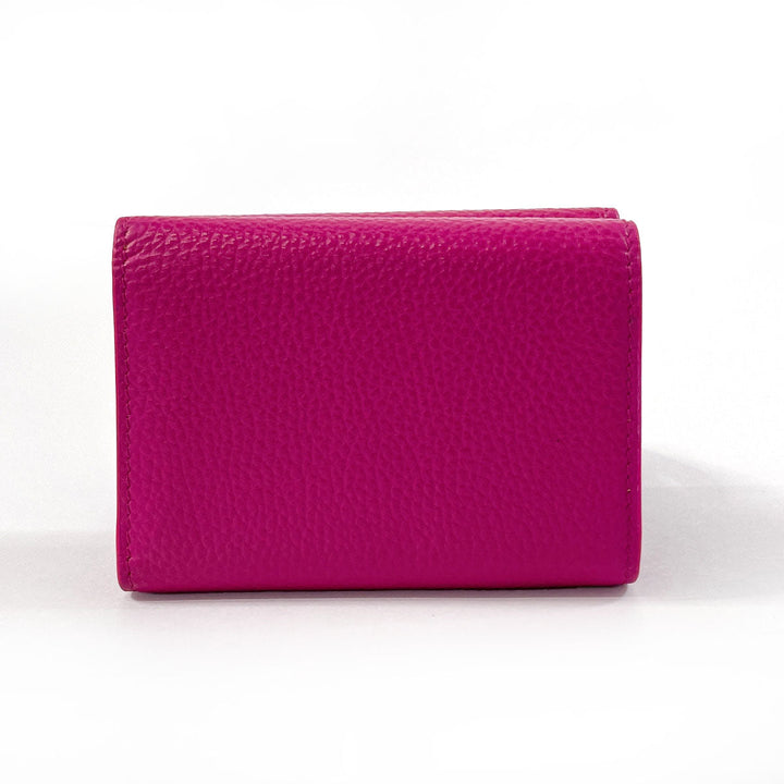 Top Quality Balenciaga Neo Classic Mini Wallet Leather Pink