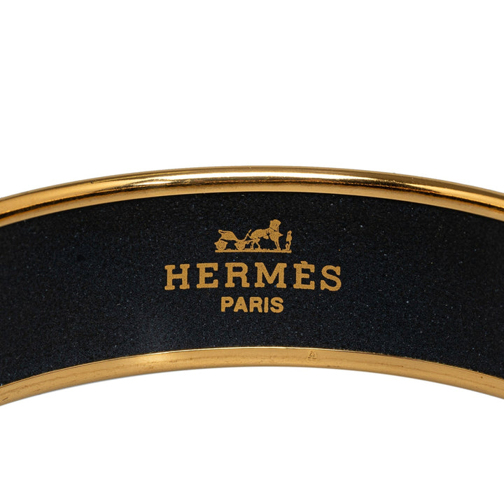 Top quality Hermes Wide Enamel Bangle Costume Bracelet